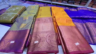 Diwali T Nagar Sri kumaran store collection starting 550 Rs fancy ampsoft silks Art silkRaw silk [upl. by Mcnamee522]