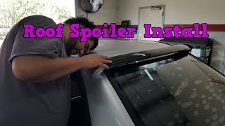 STi Gets ANOTHER Spoiler Ep 29  Hawkeye STi Roof SpoilerVane Install [upl. by Longawa]