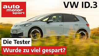 VW ID3 Pro Performance Hat Volkswagen zu viel gespart  TestReview  auto motor und sport [upl. by Renrag]