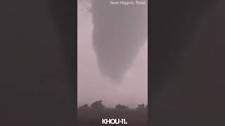 Texas weather Tornado reported near Higgins Texas shorts [upl. by Briney]