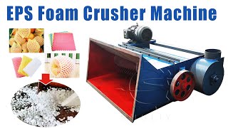 Revolutionize Recycling Watch Our EPS Foam Crusher Machine in Actioneps epsfoam foam crusher [upl. by Ruenhs168]