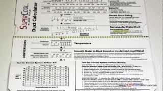 Duct Size  How to size a Duct System for a House [upl. by Edivad96]