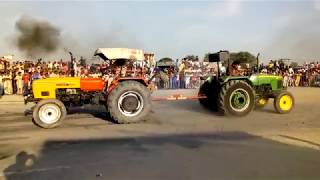 HMT 5911 amp john deere Tractor Tochan competition in Kamana [upl. by Jeconiah]