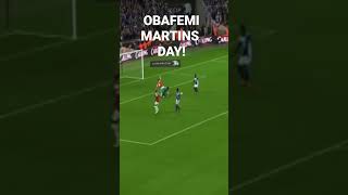 Obafemi Martins cup winning goal VS Arsenal Carling Cup Final 2011Birmingham City win 21 KRO [upl. by Oruasi]