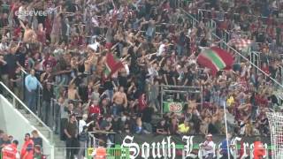 Sfeertribune Essevee  KV Kortrijk 17092016 [upl. by Elatsyrc294]