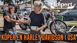 Harley Davidson från USA till Sverige  Import från USA [upl. by Anima]