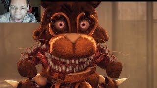 SFM FIVE NIGHTS AT FREDDYS SERIES EPISODE 3 REACTION  SPRINGTRAP TAKING SOULS [upl. by Wileen]