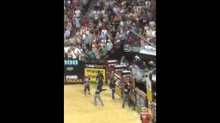 Bushwackers final out with Mike Lee PBR world finals Las Ve [upl. by Siriso488]