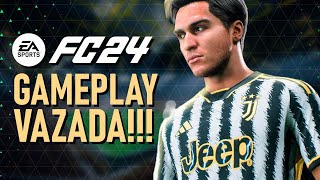 EA FC 24  PRIMEIRA GAMEPLAY VAZADA [upl. by Maynard]