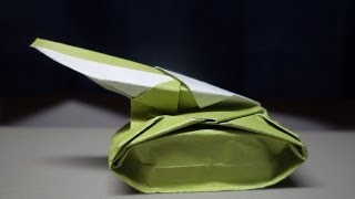 How to Fold an Origami Tank [upl. by Siger265]