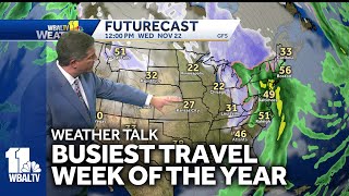 Weather Talk Busiest travel week of the year [upl. by Kirchner443]