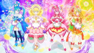 1080p Precure Delicious Standby Delicious Party Precure 2nd Group Transformation [upl. by Atteroc]