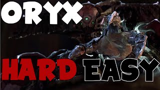 Destiny  Oryx Hard Mode EASY Taktik  Deutsch [upl. by Shannen]