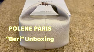 POLENE PARIS “BERI” LEATHER BAG UNBOXING [upl. by Justinian139]