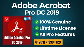 Install Genuine Adobe Acrobat Pro DC in Windows  Activate Adobe Reader Pro for Lifetime [upl. by Jobye]