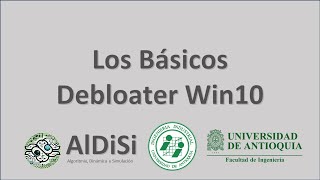 Debloater Win10  Quitar Software Adicional de Microsoft [upl. by Rossi]