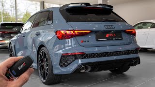 2023 Audi RS3 Sportback  Interior Exterior and Sound [upl. by Osbourn986]