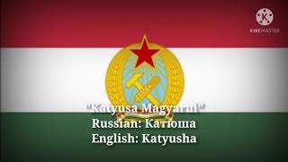 Katyusa  Катюша Katyusha Hungarian Lyrics Version amp English Translation [upl. by Neraj905]