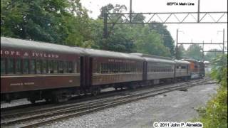 Lansdale Special arrives in Lansdale PA August 25 2012 [upl. by Tonia461]