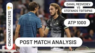 Daniil Medvedev vs Stefanos Tsitsipas  2022 Cincinnati ATP Masters 1000  Hindi Post Match Analysis [upl. by Orihakat774]