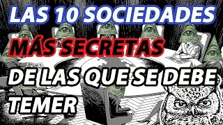 TOP Las 10 organizaciones más secretas y famosas de la historia ¡Cuidado [upl. by Wymore]