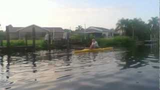 Day 1  Learning to scull in an Edon TS515 training scull  with training wheels [upl. by Salomi]