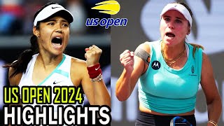 Emma Raducanu vs Sofia Kenin Highlights  US Open 2024 [upl. by Cecile187]