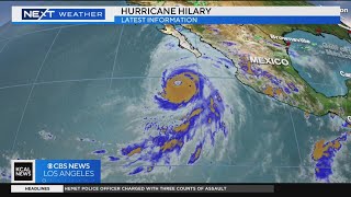 Hurricane Hilary approaches Mexico [upl. by Ai]