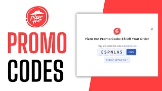 Pizza Hut Promo Codes  TOP DISCOUNT CODES 2024 [upl. by Whittemore]