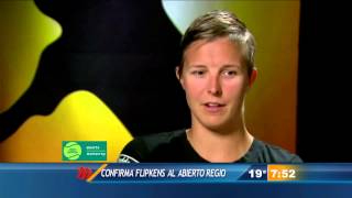 Las Noticias  Confirma Kirsten Flipkens participación en Abierto Monterrey [upl. by Bunde]