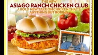 Wendys  Asiago Ranch Chicken Club REVIEW [upl. by Ellene744]