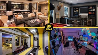 89 Cool Basement Man Cave Ideas in 2024 from Home Theaters to Gaming Rooms [upl. by Gisele845]