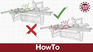 Ausrichten des Auslegetisches  Felder Group HowTo [upl. by Darius]