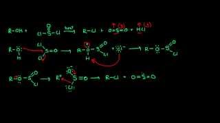 Alkyl Chlorides by Alcohol Reactions with Thionyl Chloride [upl. by Learsiy532]