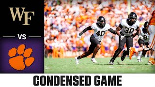 Wake Forest vs Clemson Condensed Game  2023 ACC Football [upl. by Sue]