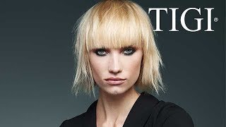 How To Shattered Layers  Bob with Fringe  Cut amp Style  TIGI Copyright  copyrightyourhair [upl. by Selma177]