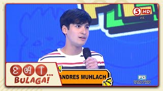 EAT BULAGA  Andres Muhlach nakiPeraphy sa Eat Bulaga [upl. by Onaireves]