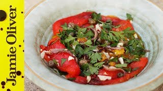 Gennaro’s Easy Roasted Pepper Salad [upl. by Maxy471]