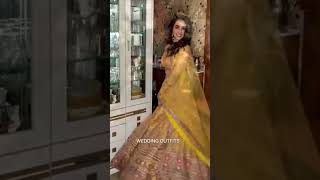 Sakshma Srivastavs lndian wedding outfits wedding sakshmasrivastav ElinaSakshma [upl. by Enylekcaj]