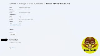 How to check partition style GPT or MBR on Windows 11 [upl. by Ahtnama]