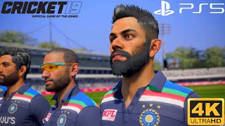 Cricket 19 PS5  India Vs Pakistan At Lords 4K Full HD [upl. by Byrom]