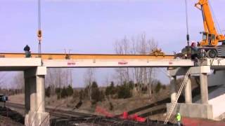 Method of construction BeamGirder Bridge [upl. by Eelrebma]