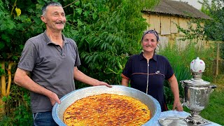 Rural Village Cooking AZERBAIJANI BAKLAVA  Outdoor Cooking [upl. by Kirchner]