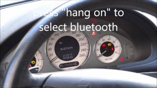 Mercedes W211 How to connect a mobile via bluetooth and SAP V2 [upl. by Evers88]