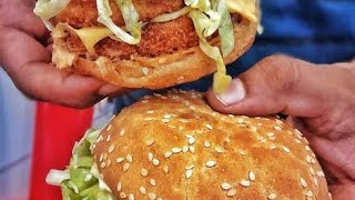 burger recipe aalu cheese burger 🍔 instafood shorts burger burgerrecipe [upl. by Anair754]