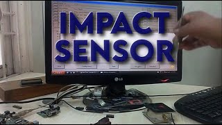 Impact Sensor Data Acquisition  youtubevideo trending viralvideo reels iot arduino avr [upl. by Lasky]