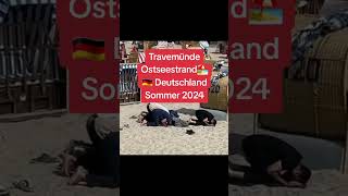 Travemünde Ostseestrand🏖 Deutschland🇩🇪im Sommer 2024❗ [upl. by Natanhoj]