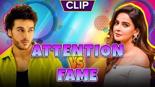 Attention Vs Fame  Lo Kar Lo Baat  Saba Qamar  Ahsan Khan  Clip [upl. by Adnor]