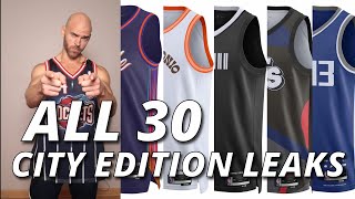 All 30 20232024 NBA City Edition Jersey Leaks [upl. by Levona705]