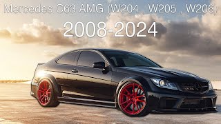 Mercedes C63 AMG Acceleration W204 W205 W206 [upl. by Yrdua170]